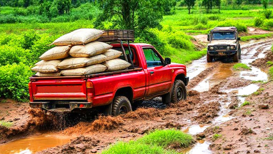 اسکرین شات 3 بازی Cargo Pickup Truck Games Truck