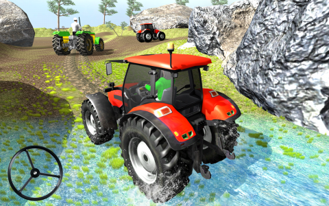 اسکرین شات بازی Tractor Racing Tractor Trolley 4