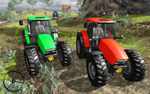 اسکرین شات بازی Tractor Racing Tractor Trolley 3