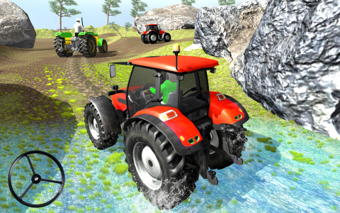 اسکرین شات بازی Tractor Racing Tractor Trolley 3