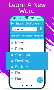 اسکرین شات برنامه Offline Dictionary - English to All Language 5