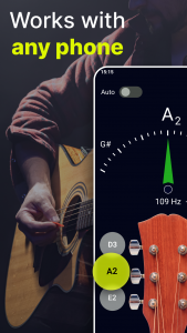 اسکرین شات برنامه Guitar Tuner - Simple Tuners 2