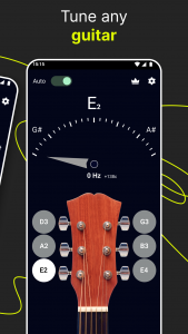 اسکرین شات برنامه Guitar Tuner - Simple Tuners 4