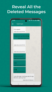 اسکرین شات 4 برنامه Recover Deleted Messages - WMR