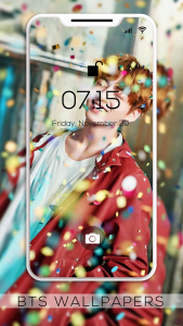 اسکرین شات 2 برنامه BTS Wallpaper