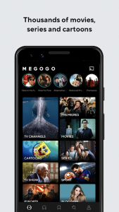 اسکرین شات برنامه MEGOGO - TV, movies, cartoons, audiobooks 1