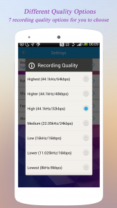 اسکرین شات برنامه Super Voice Recorder 3