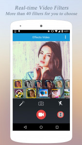 اسکرین شات برنامه Effects Video - Filters Camera 1