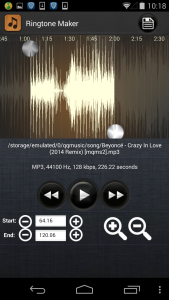 اسکرین شات 2 برنامه Ringtone Maker - MP3 Cutter