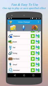 اسکرین شات 4 برنامه Voice Changer