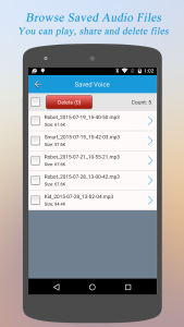 اسکرین شات 5 برنامه Voice Changer