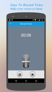 اسکرین شات 2 برنامه Voice Changer
