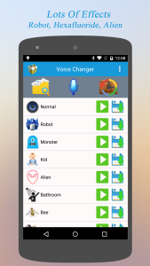 اسکرین شات 1 برنامه Voice Changer