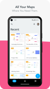 اسکرین شات 5 برنامه MindMeister - Mind Mapping