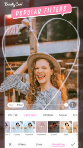 اسکرین شات برنامه Beautycam-Beautify & AI Artist 3
