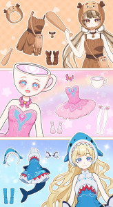 اسکرین شات 3 بازی Anime Princess Dress Up Game