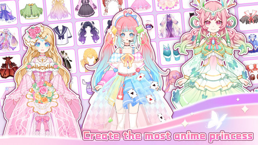 اسکرین شات بازی Anime Princess Dress Up Game 1