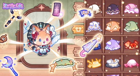 اسکرین شات 1 بازی Lovely Cat: Magic Academy City