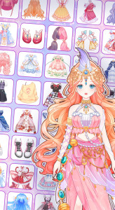 اسکرین شات 3 بازی Anime Princess 2:Dress Up Game