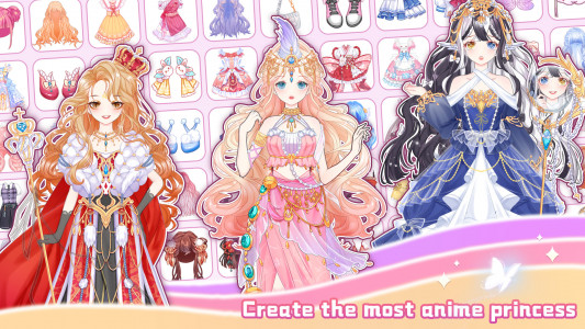 اسکرین شات 1 بازی Anime Princess 2：Dress Up Game