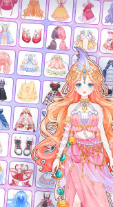 اسکرین شات 3 بازی Anime Princess 2：Dress Up Game