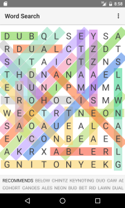 اسکرین شات 3 بازی Word Search