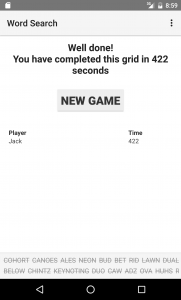 اسکرین شات 4 بازی Word Search