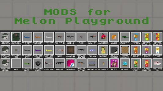 اسکرین شات 1 برنامه MelMod for Melon Playground