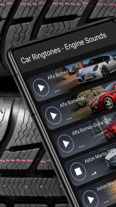 اسکرین شات برنامه Car Ringtones — Engine Sounds 1