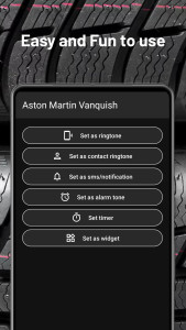 اسکرین شات 3 برنامه Car Ringtones — Engine Sounds