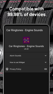 اسکرین شات 4 برنامه Car Ringtones — Engine Sounds