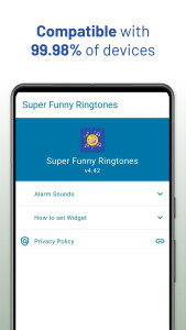 اسکرین شات 4 برنامه Super Funny Ringtones