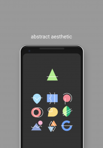 اسکرین شات برنامه Appstract Icon Pack (Dark Them 2