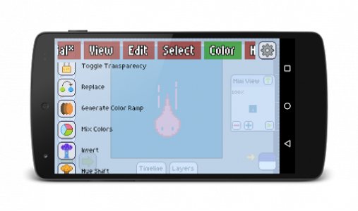 اسکرین شات برنامه Pixly - Pixel Art Editor 3