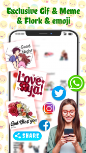 اسکرین شات برنامه TextSticker for WAStickerApps 3