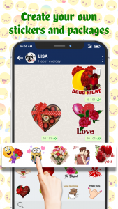 اسکرین شات برنامه TextSticker for WAStickerApps 1