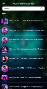 اسکرین شات برنامه Mp3 music downloader 3