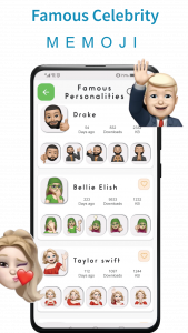 اسکرین شات برنامه Memoji stickers for WhatsApp 4