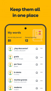 اسکرین شات برنامه Memrise: Languages for life 5