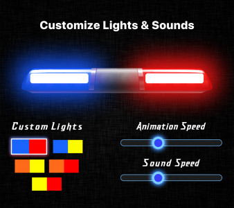 اسکرین شات 5 برنامه Loud Police Siren Police Light