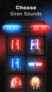 اسکرین شات برنامه Loud Police Siren Police Light 2