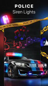 اسکرین شات 1 برنامه Loud Police Siren Police Light