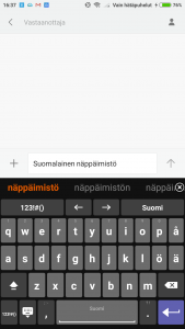 اسکرین شات 4 برنامه Finnish for AnySoftKeyboard