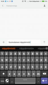 اسکرین شات 3 برنامه Finnish for AnySoftKeyboard