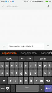 اسکرین شات 5 برنامه Finnish for AnySoftKeyboard