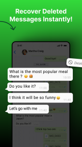 اسکرین شات برنامه Deleted Messages Recovery 3