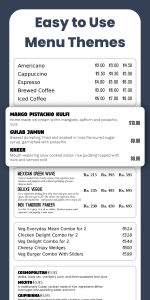 اسکرین شات 4 برنامه Menu Maker, Menu Templates