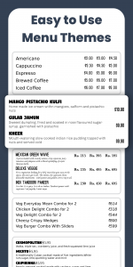 اسکرین شات 4 برنامه Menu Maker, Menu Templates