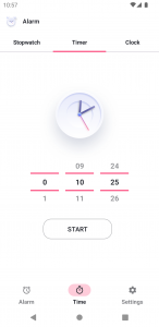 اسکرین شات 3 برنامه Sleepo: Minimalist alarm clock