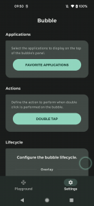 اسکرین شات 5 برنامه Bubble: Apps in split screen